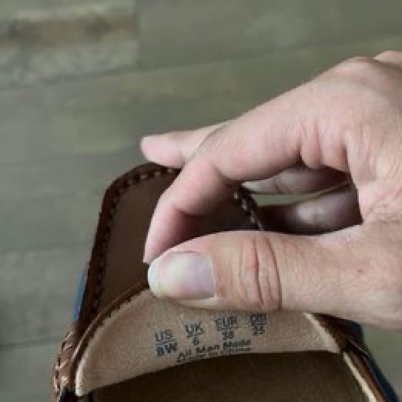 Cognac Naturealizer loafers 8W - Picture 4 of 4